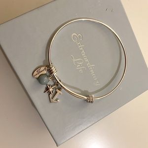 Sterling silver charm bracelet